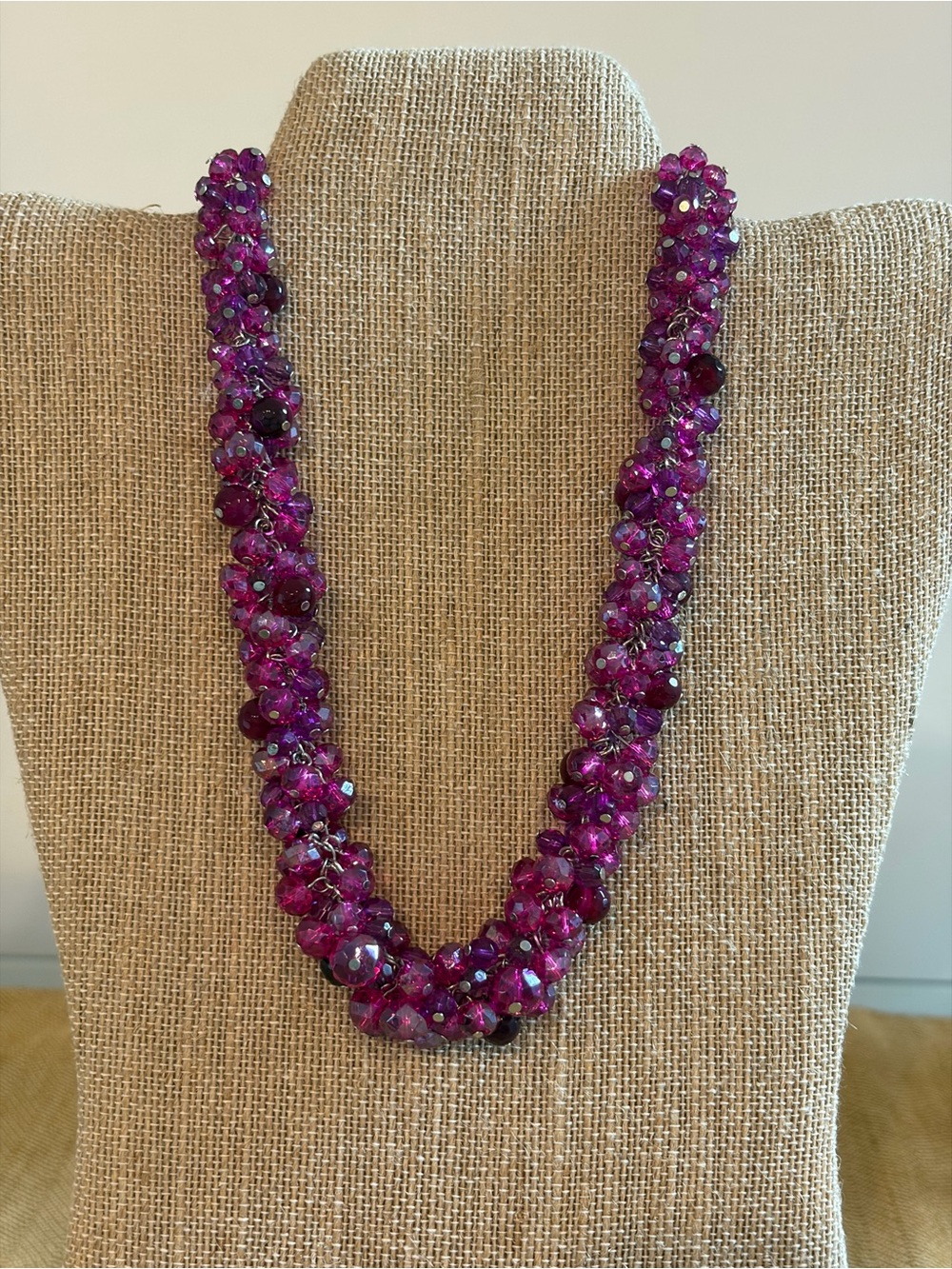 White House Black Market crystal necklace
